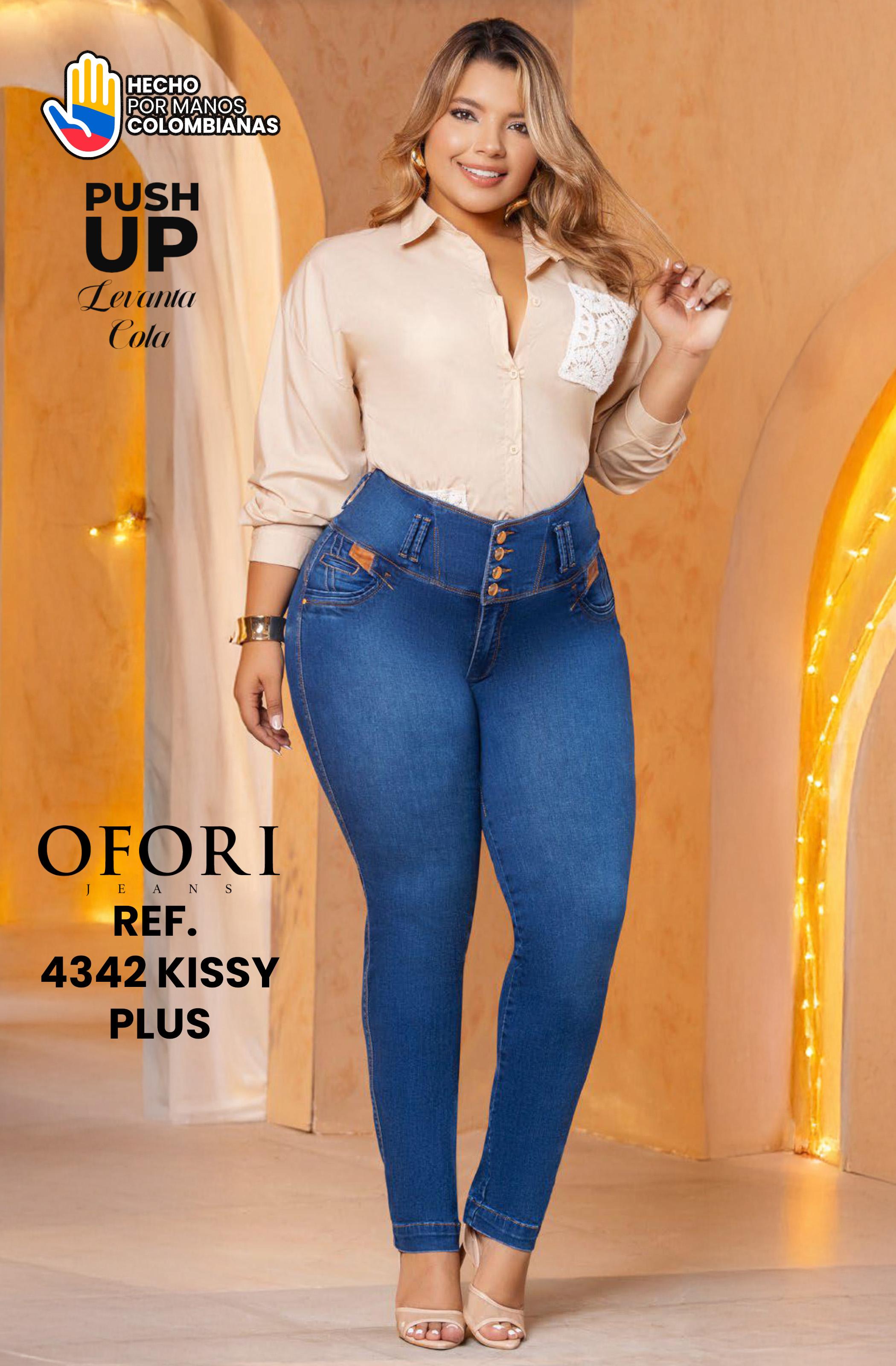 Jean Colombiano sin Bolsillos Push Up
