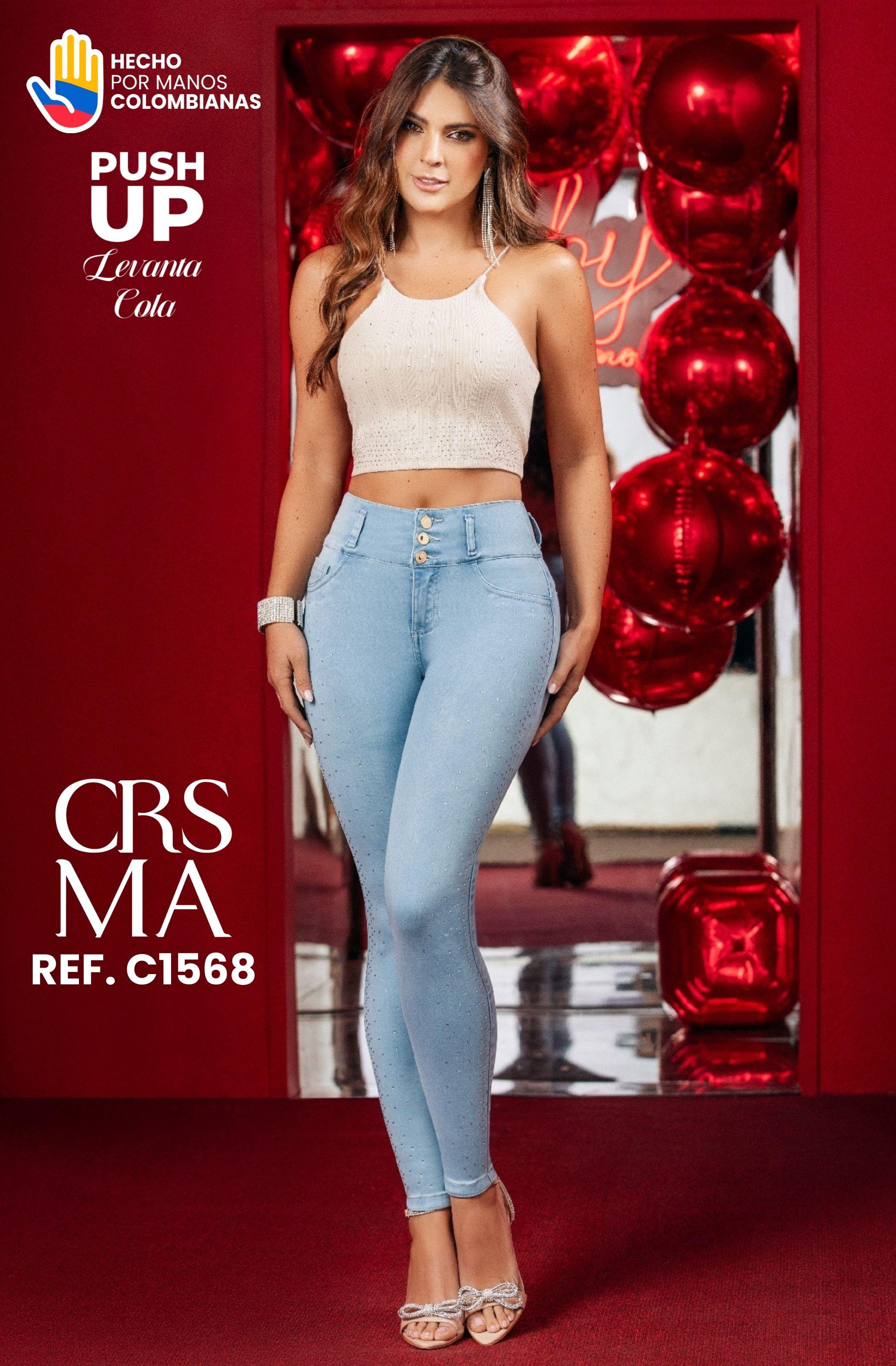 Jeans con Bolsillos Push Up